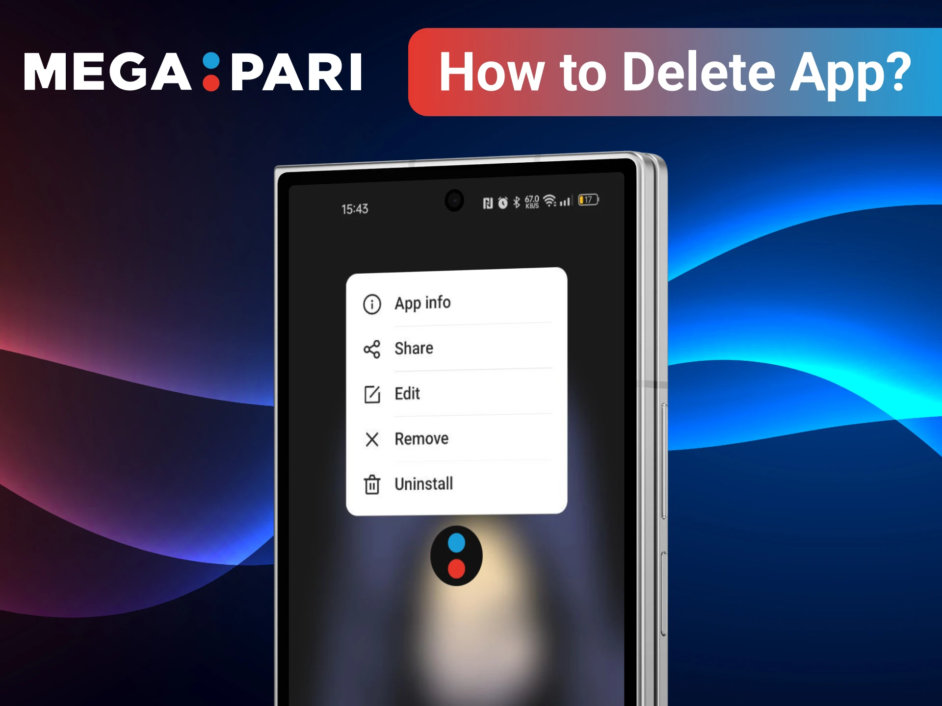 Manage or delete your MegaPari app easily anytime.