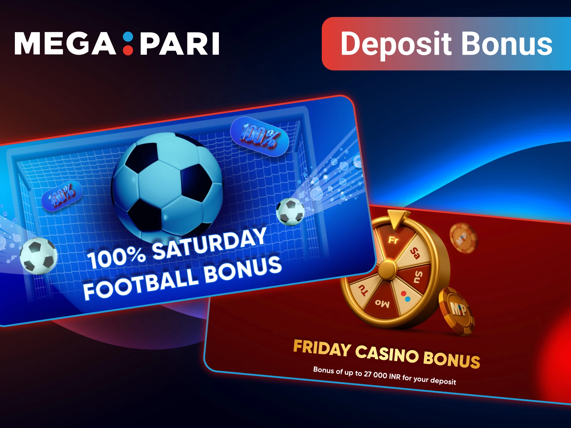 Claim your deposit bonus instantly at MegaPari.