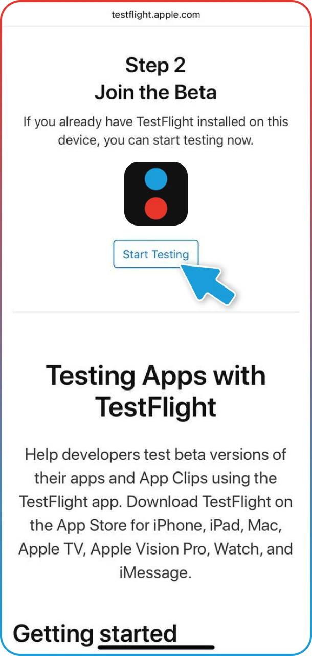 Open MegaPari app on iOS and start betting.
