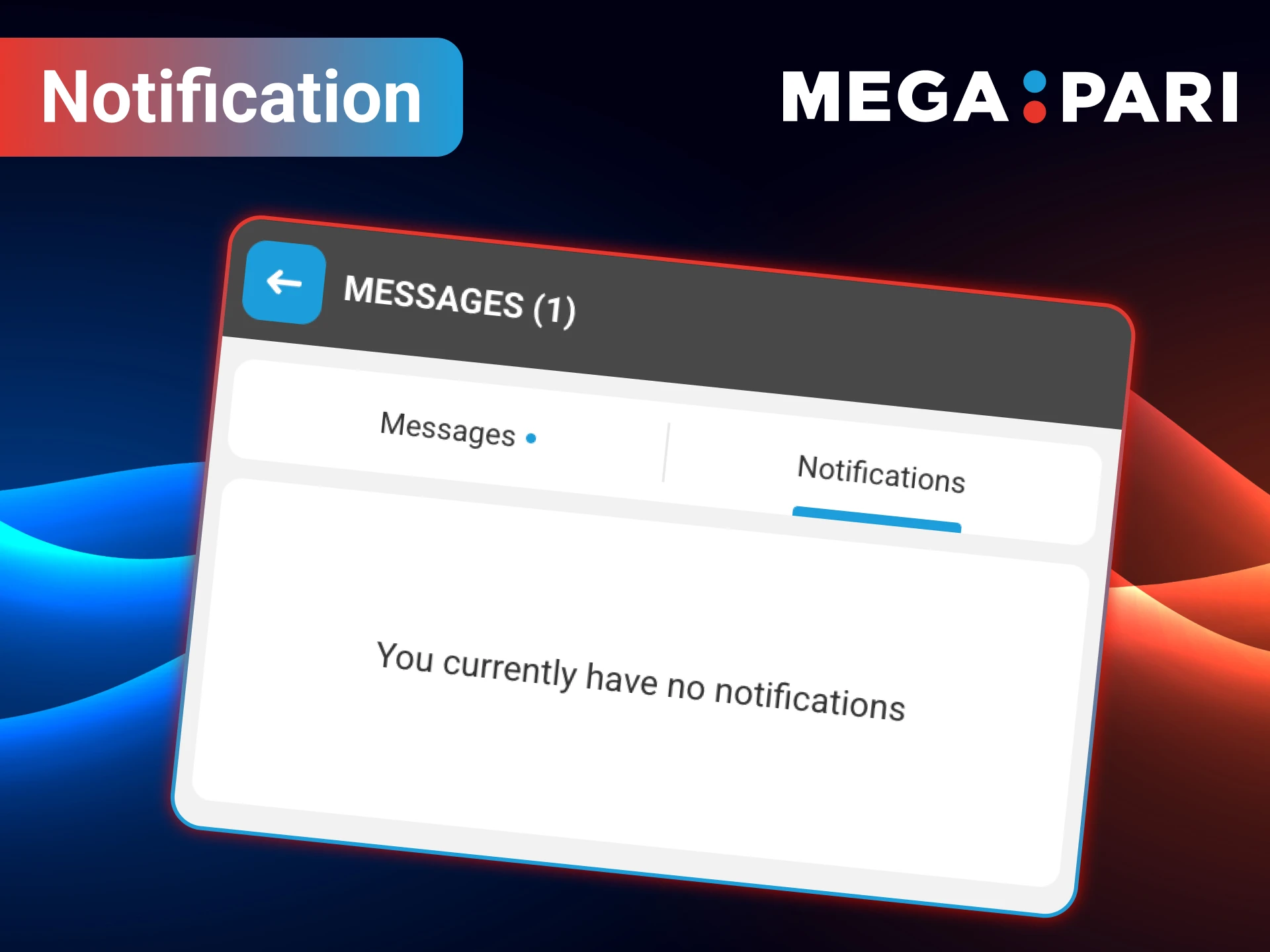 Enable notifications and never miss offers on MegaPari.