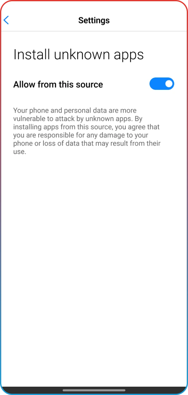 Allow Android installs and enjoy Aviator on MegaPari.