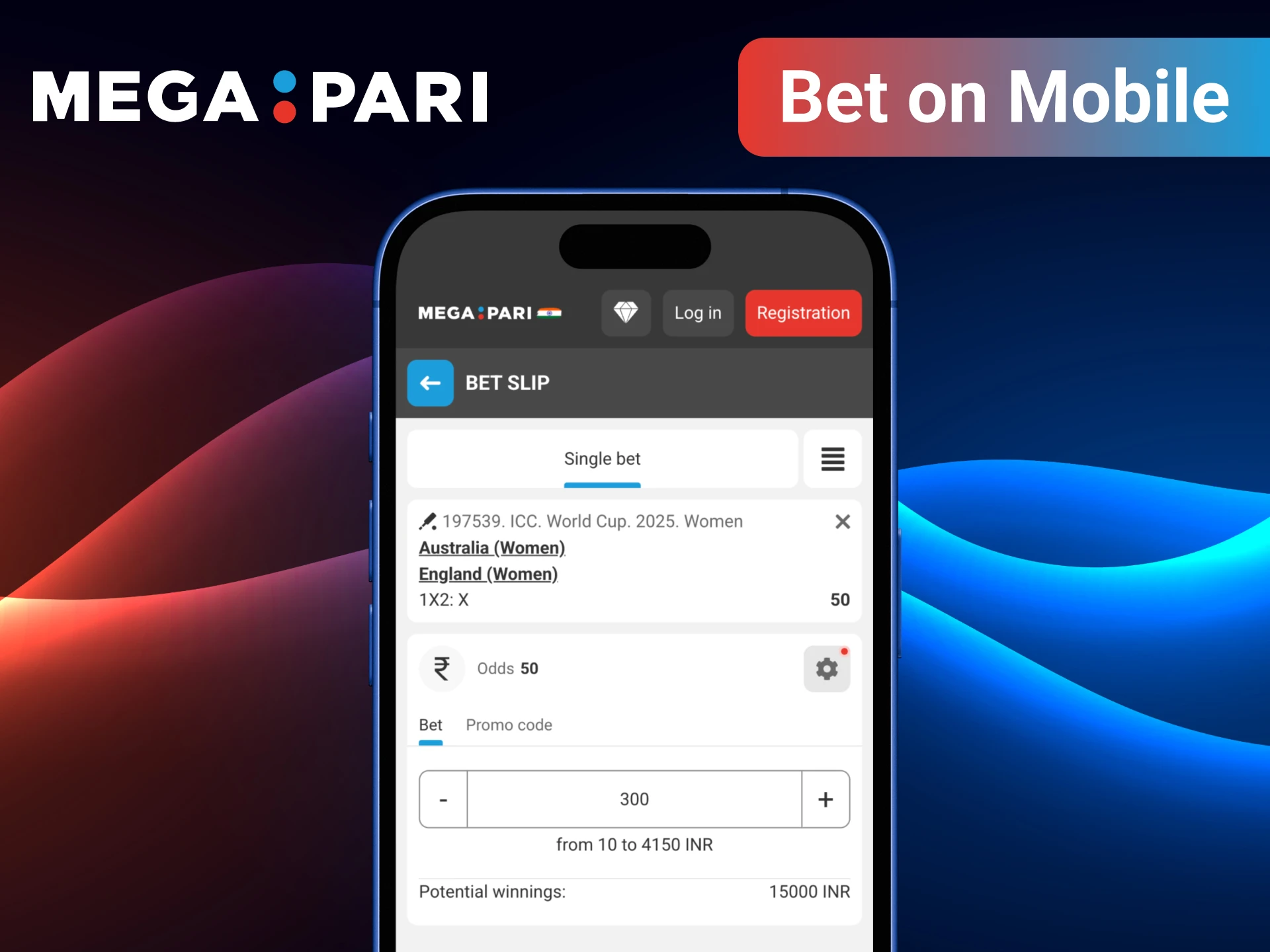 Bet on cricket anytime from your mobile at MegaPari.