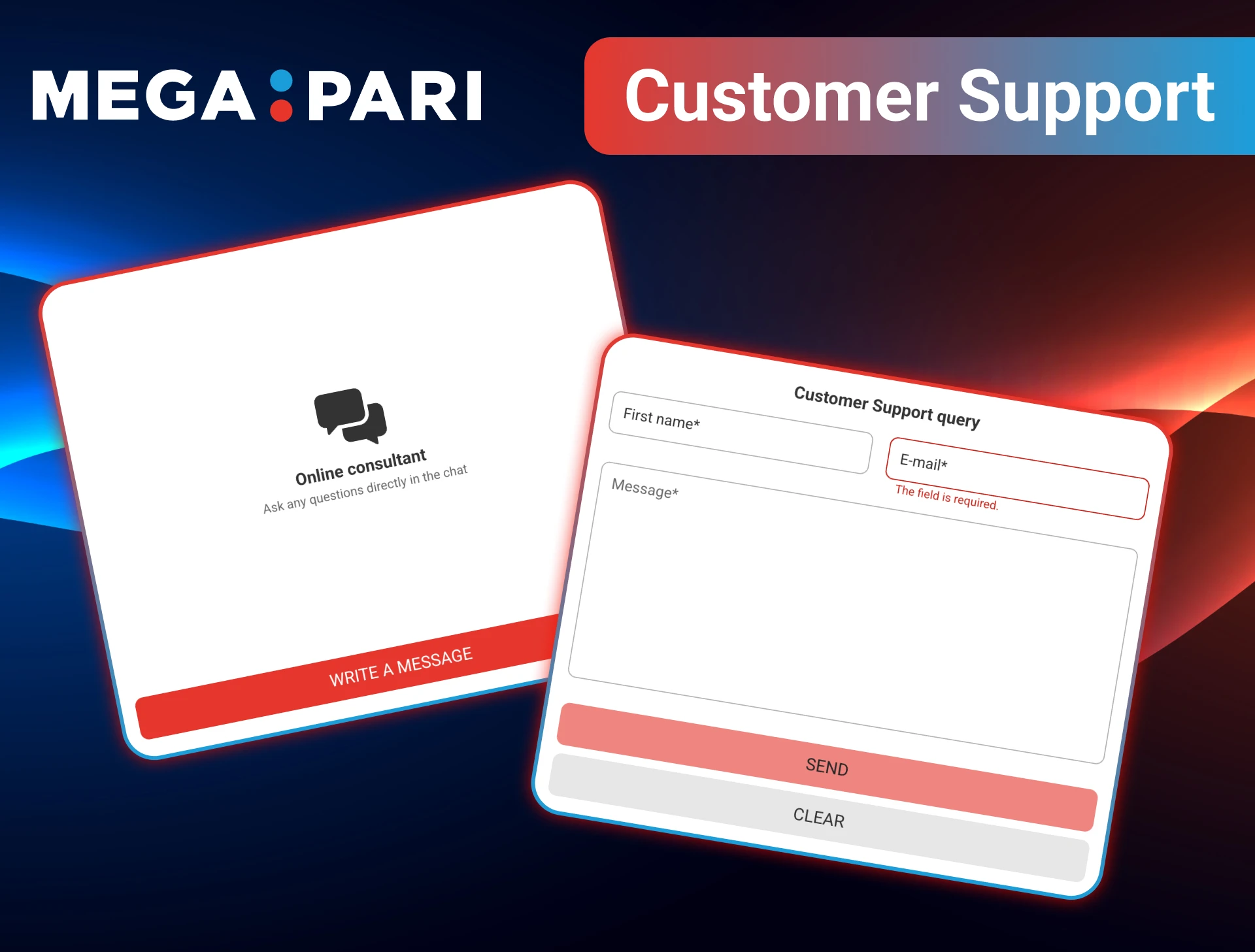 Get fast deposit support from MegaPari team.