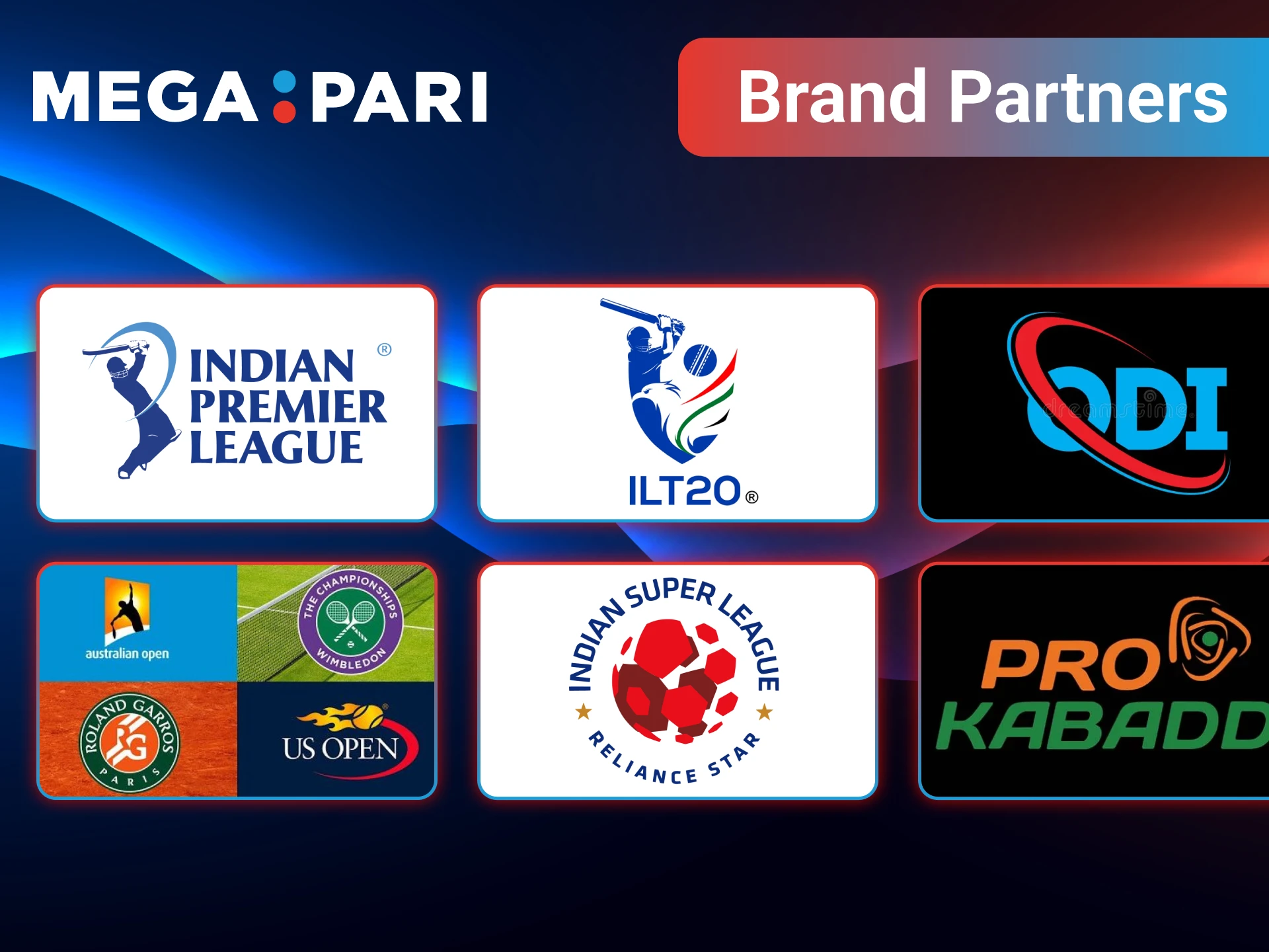 Meet trusted brand partners working with MegaPari.