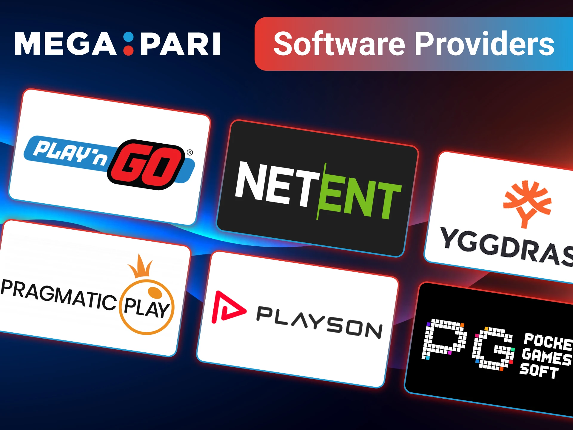 Discover top casino software providers at MegaPari.
