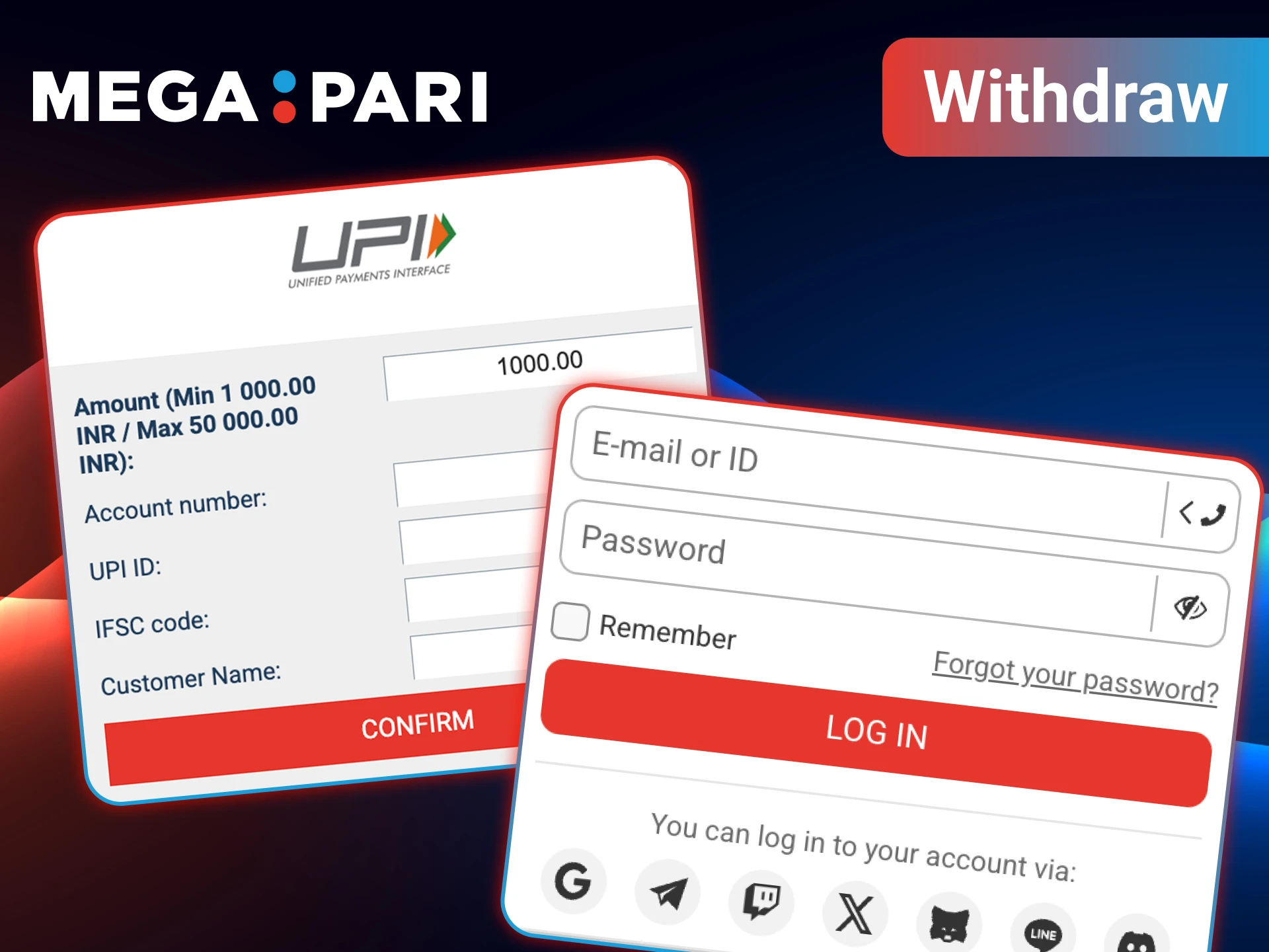 Withdraw your winnings quickly and safely from MegaPari.