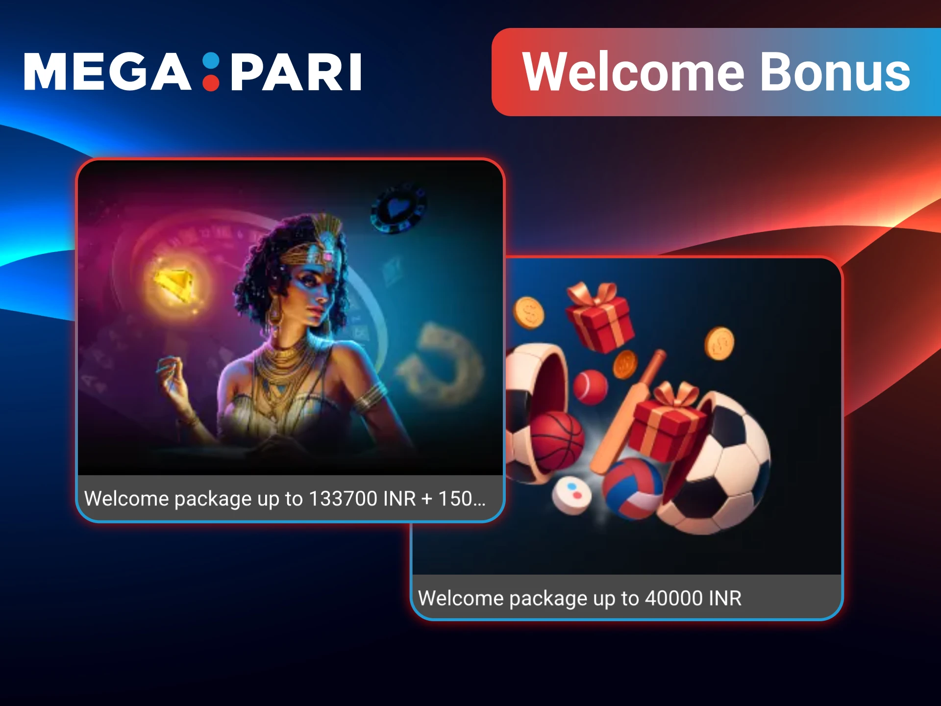 Claim your registration bonus now at MegaPari.