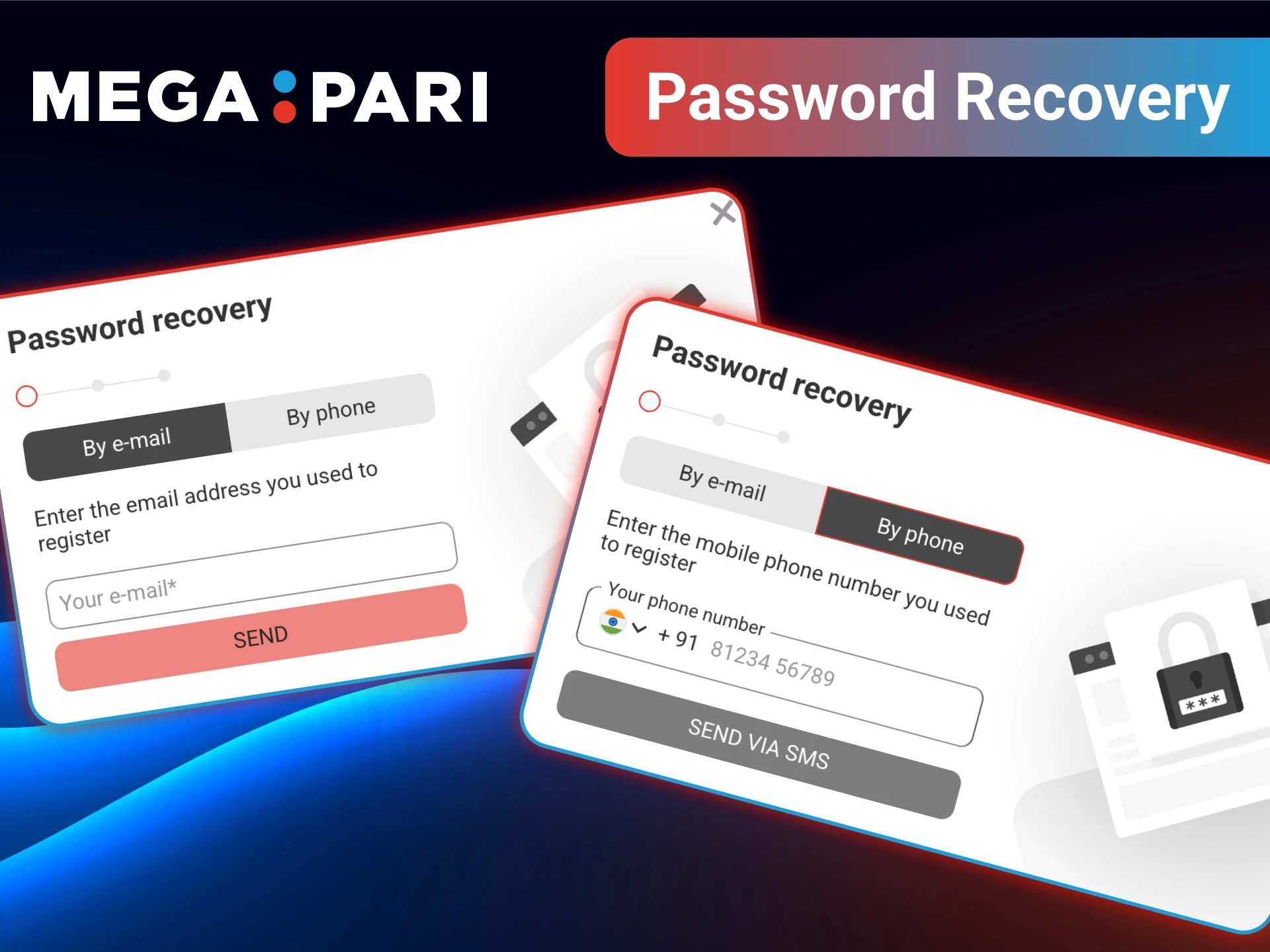 Recover your password quickly and play on MegaPari.