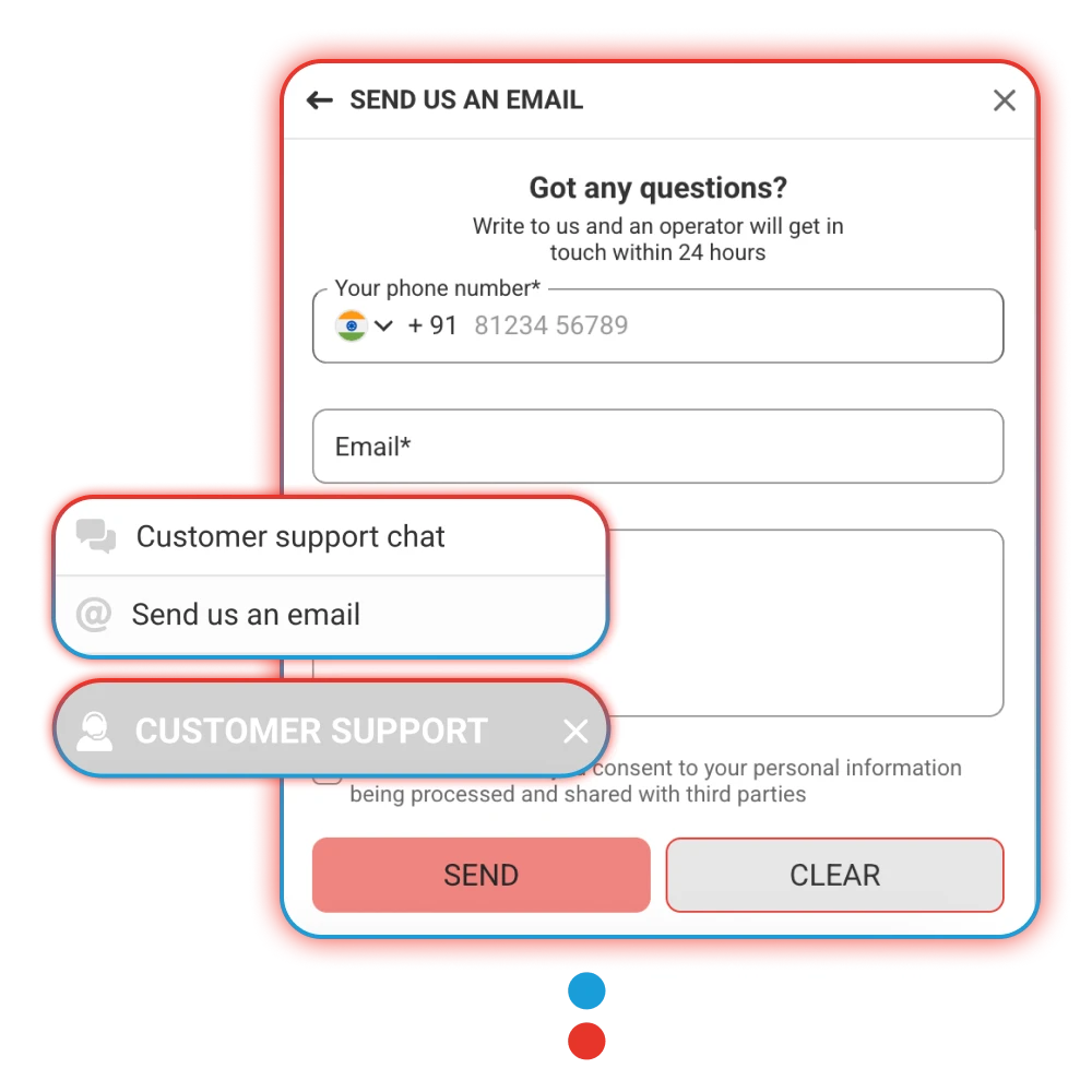 Get expert support anytime on MegaPari.