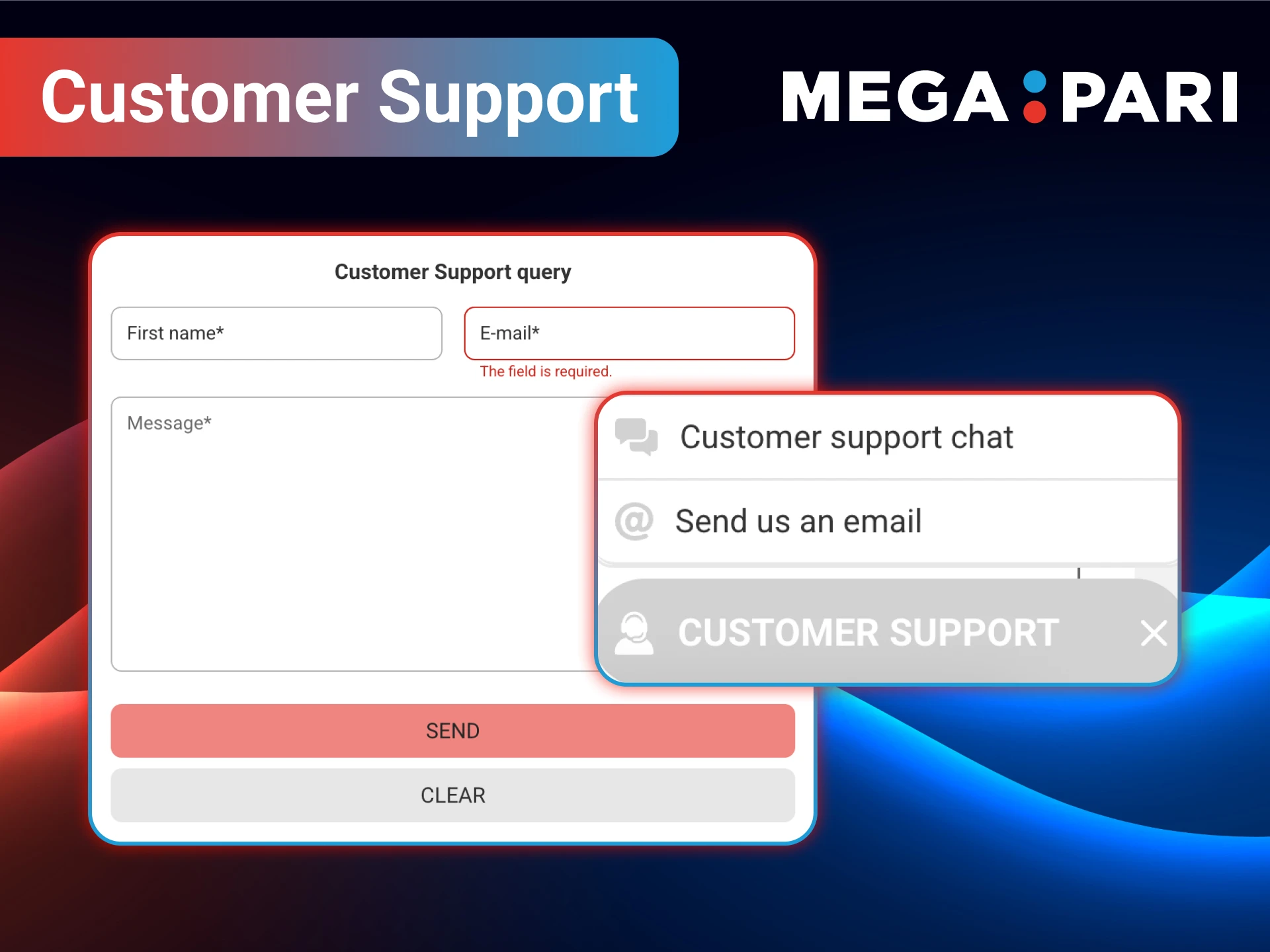 Get fast withdrawal help from MegaPari support.