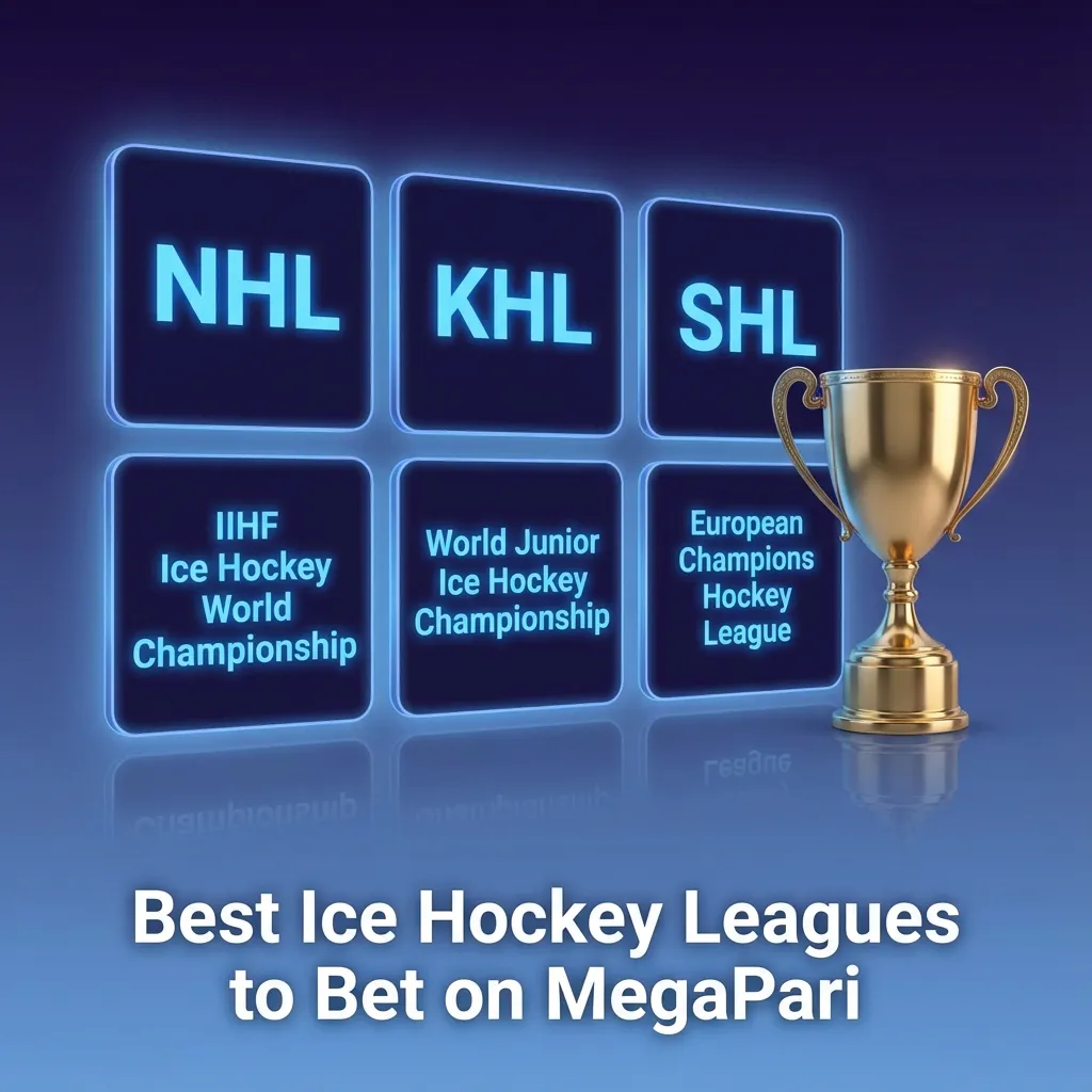 Top ice hockey leagues to bet on MegaPari: NHL, KHL, IIHF Worlds, Olympics, SHL, Liiga, CHL