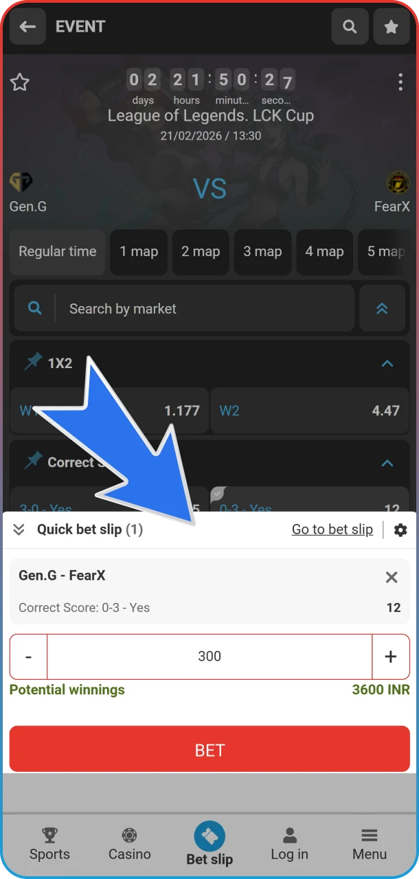 Now you can place your bet on LoL from MegaPari.