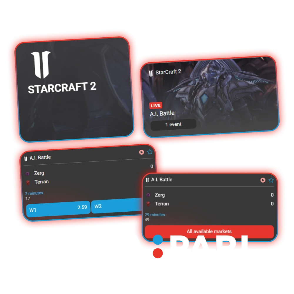 Strategy fans choose StarCraft 2 from MegaPari.