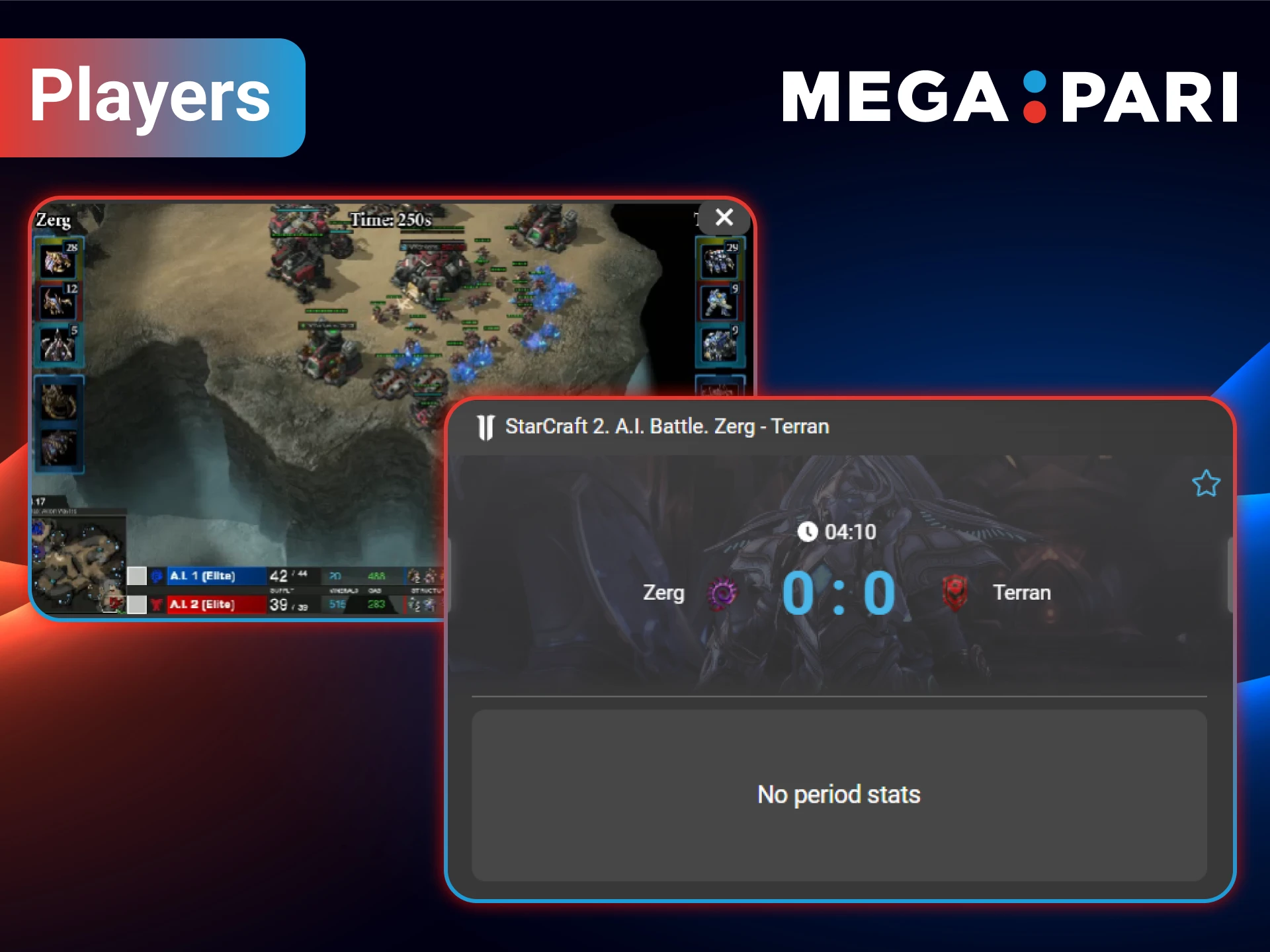 Choose the best StarCraft 2 player for betting on MegaPari.