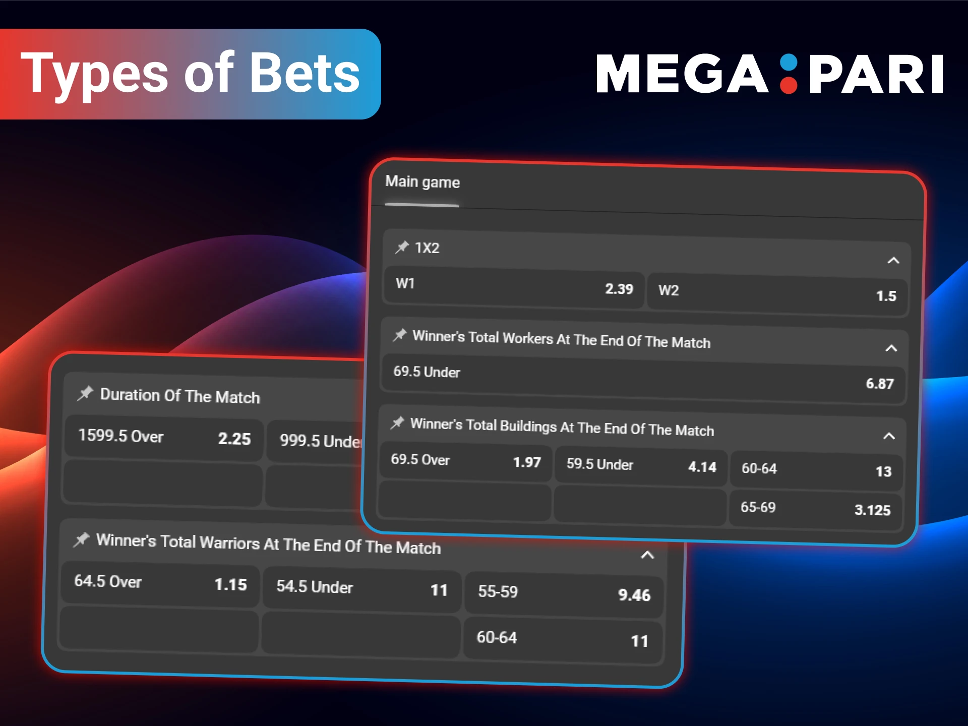 The best betting options for StarCraft 2 are collected on MegaPari.