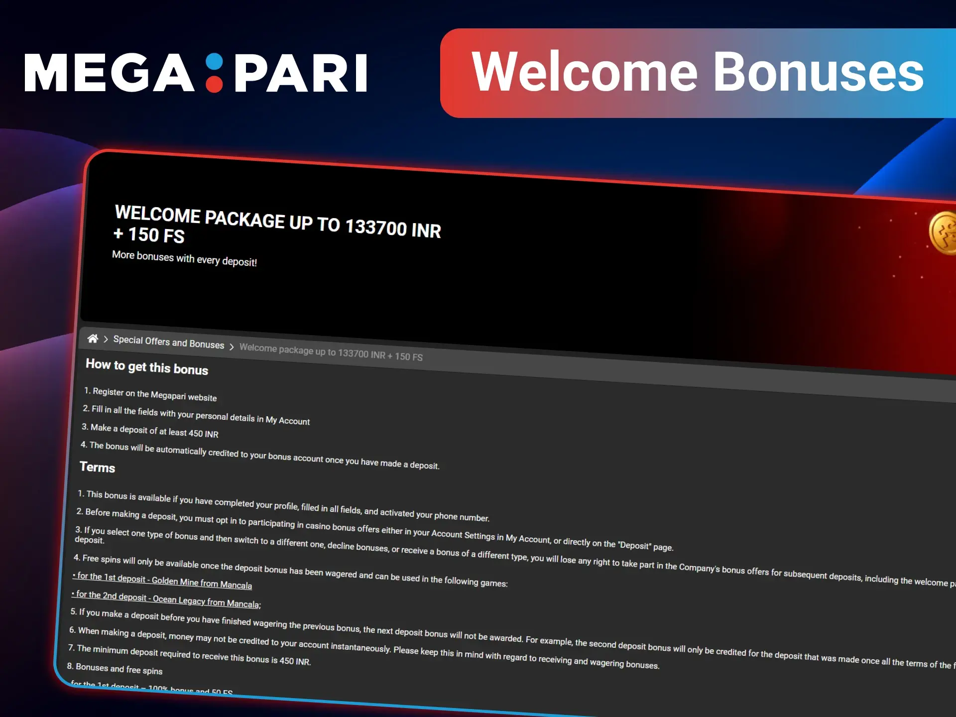 Get bonuses for betting on CS 2 from MegaPari.