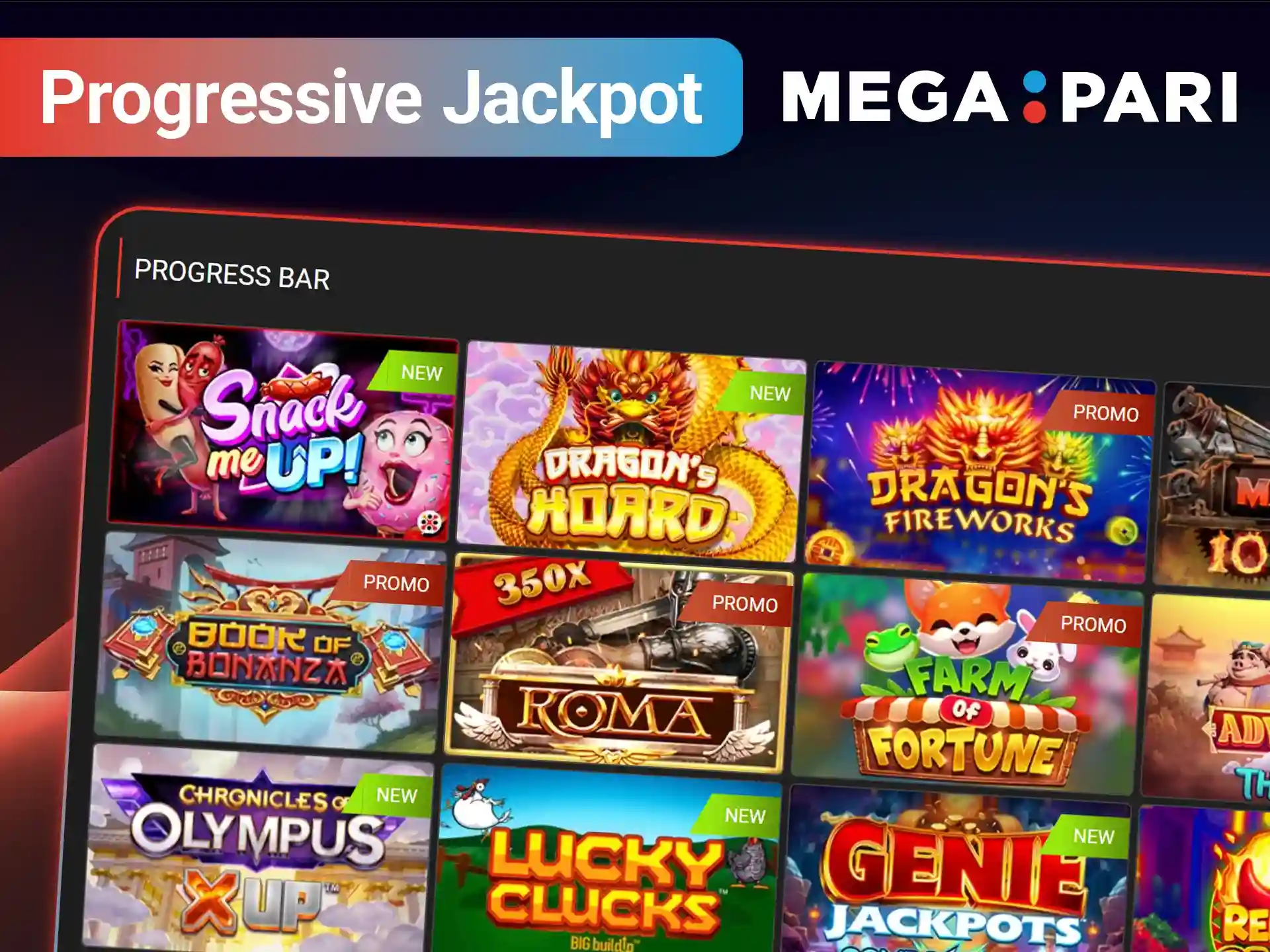 Hit the massive Progressive Jackpot at MegaPari India Official website.