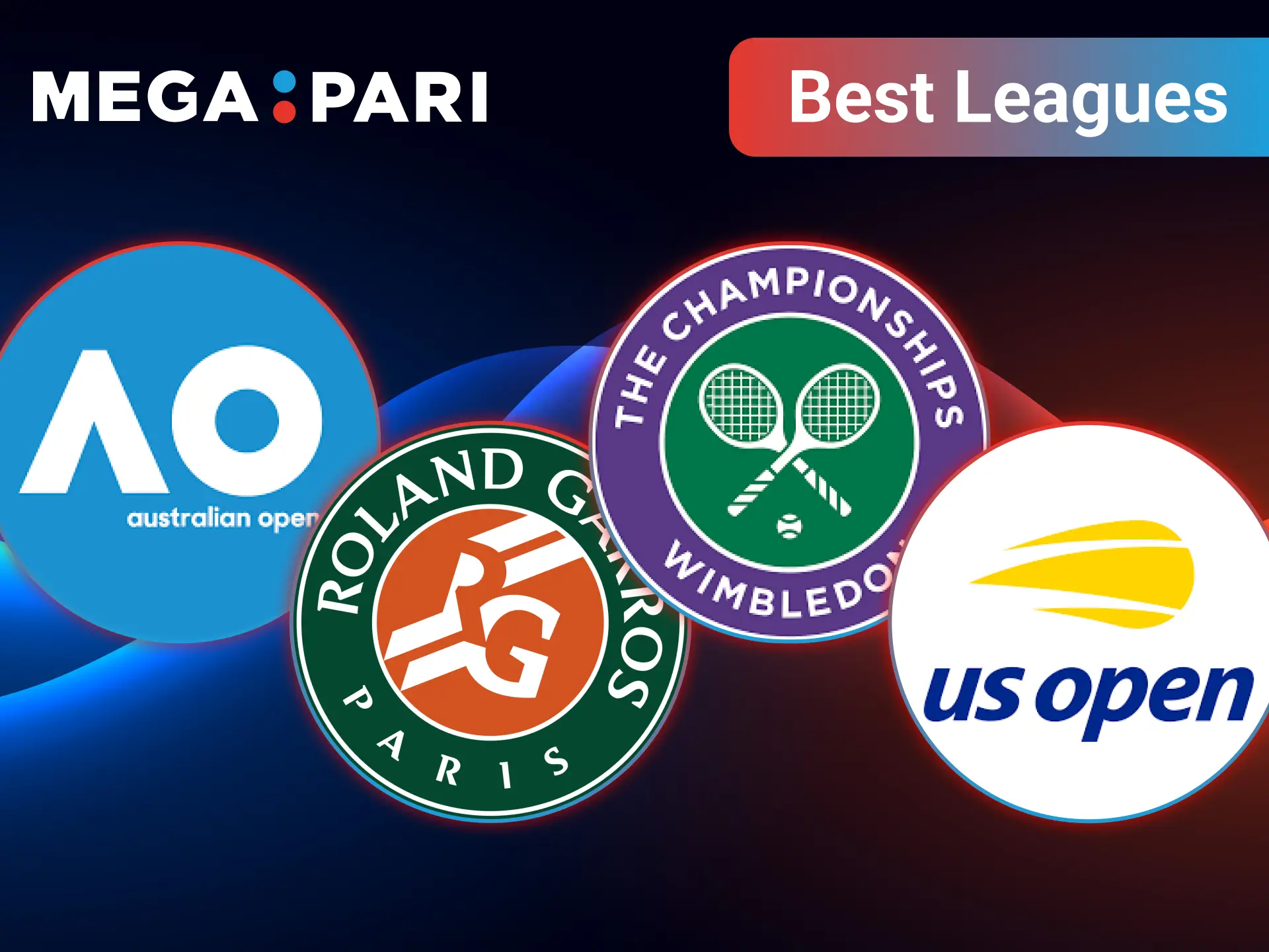 Bet on the best tennis leagues at MegaPari.