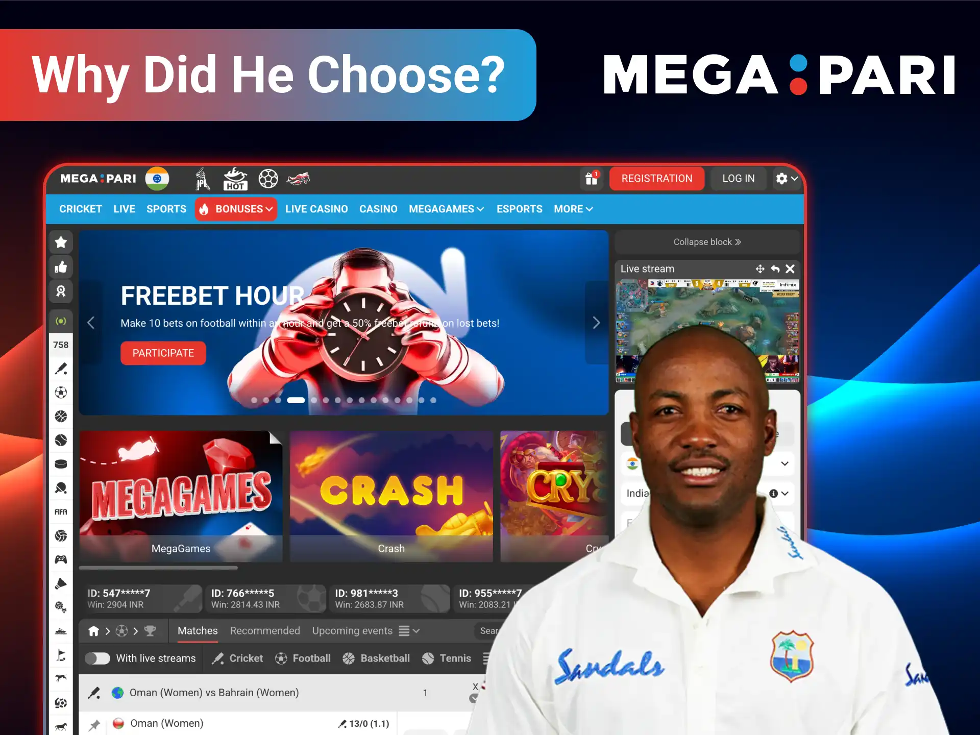 Learn about why did he choose Megapari and how their shared vision drives this premium partnership.