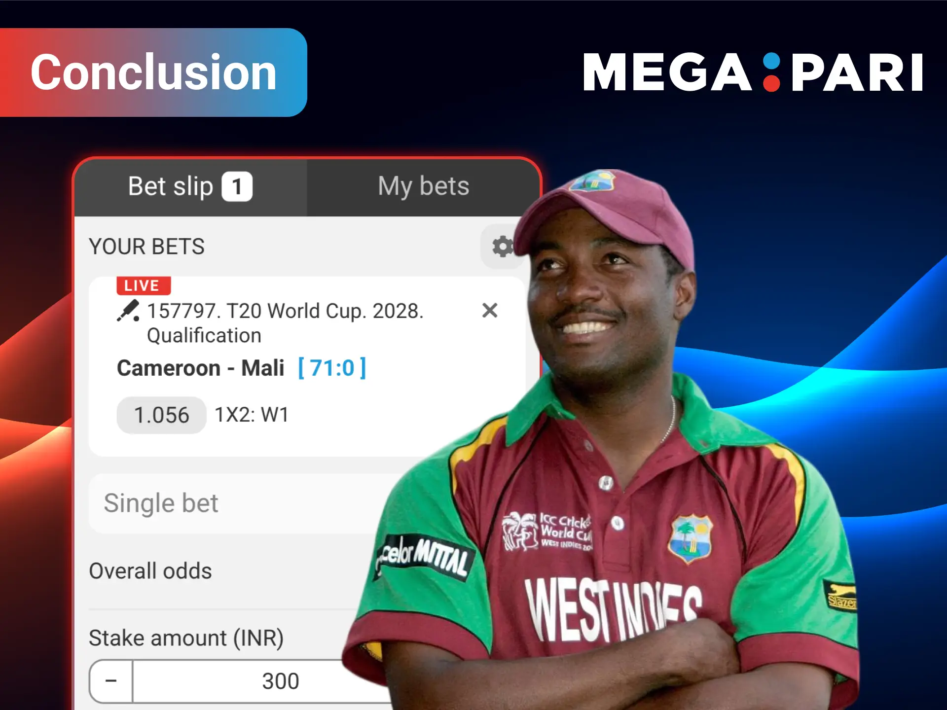 Wrap up with a comprehensive conclusion on how Megapari and Brian Lara are revolutionizing sports entertainment.